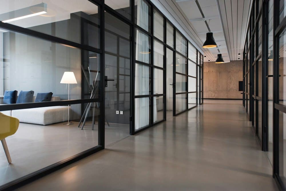 Contemporary corporate architecture and workspace